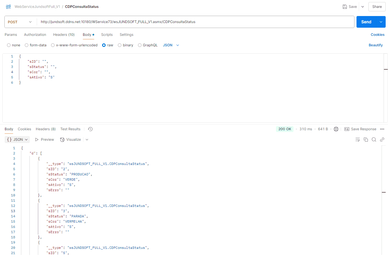 WSFCDPConsultaStatus