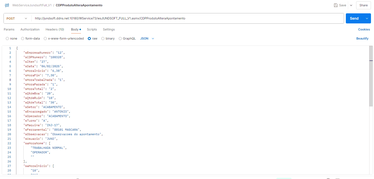 WSFCDPProdutoAlteraApontamento