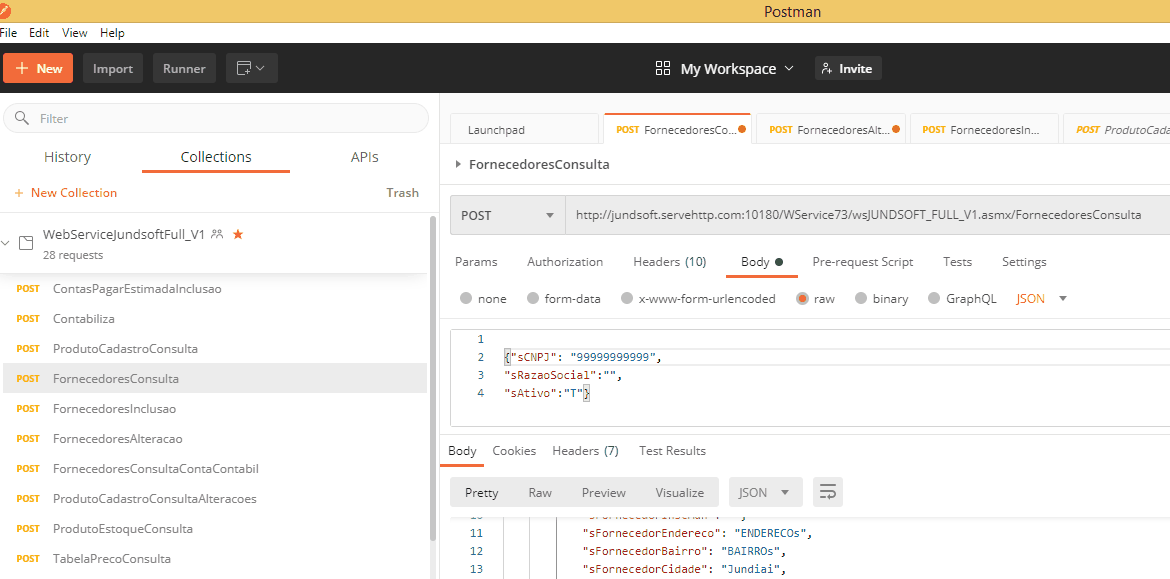 WSFFornecedoresConsulta