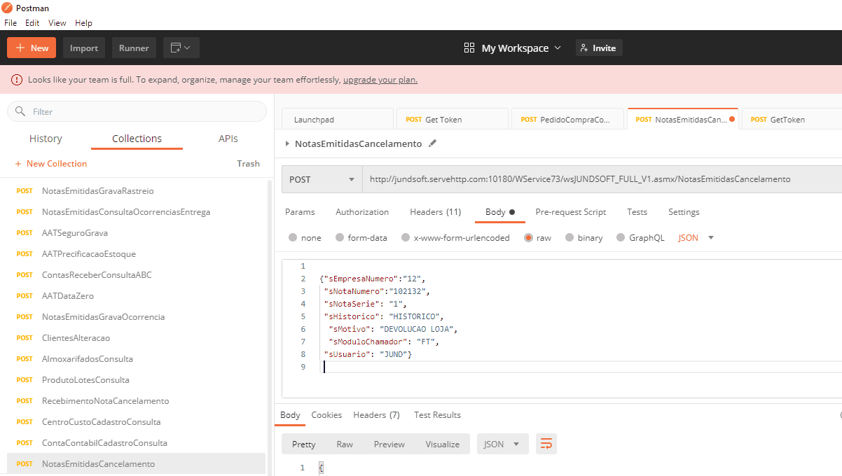 WSFNotasEmitidasCancelamento