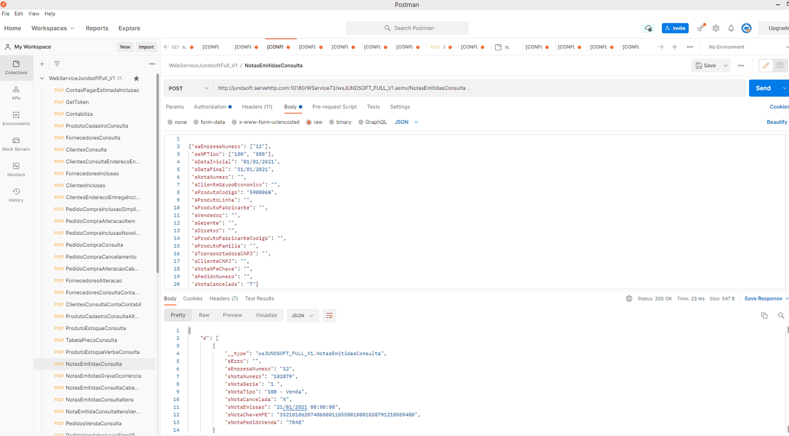 WSFNotasEmitidasConsulta