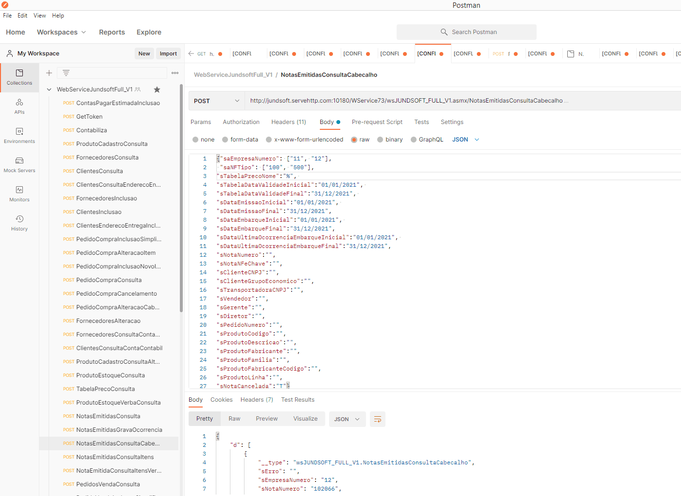 WSFNotasEmitidasConsultaCabecalho
