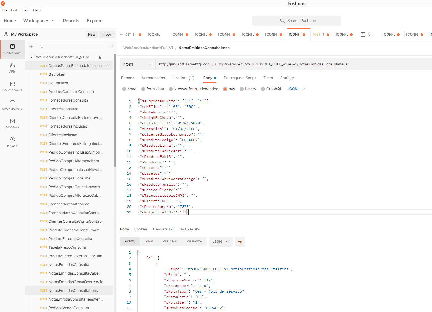 WSFNotasEmitidasConsultaItens