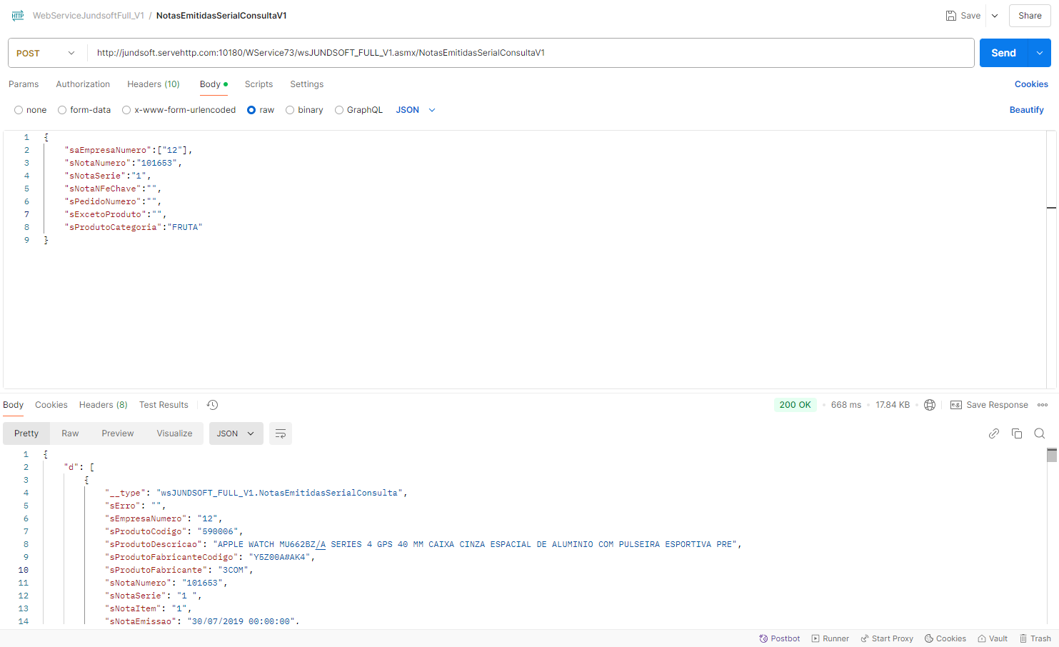 WSFNotasEmitidasConsultaSerialConsultaV1