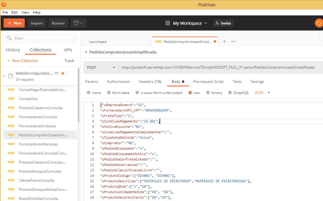 WSFPeddoCompraInclusaoSimplificaca