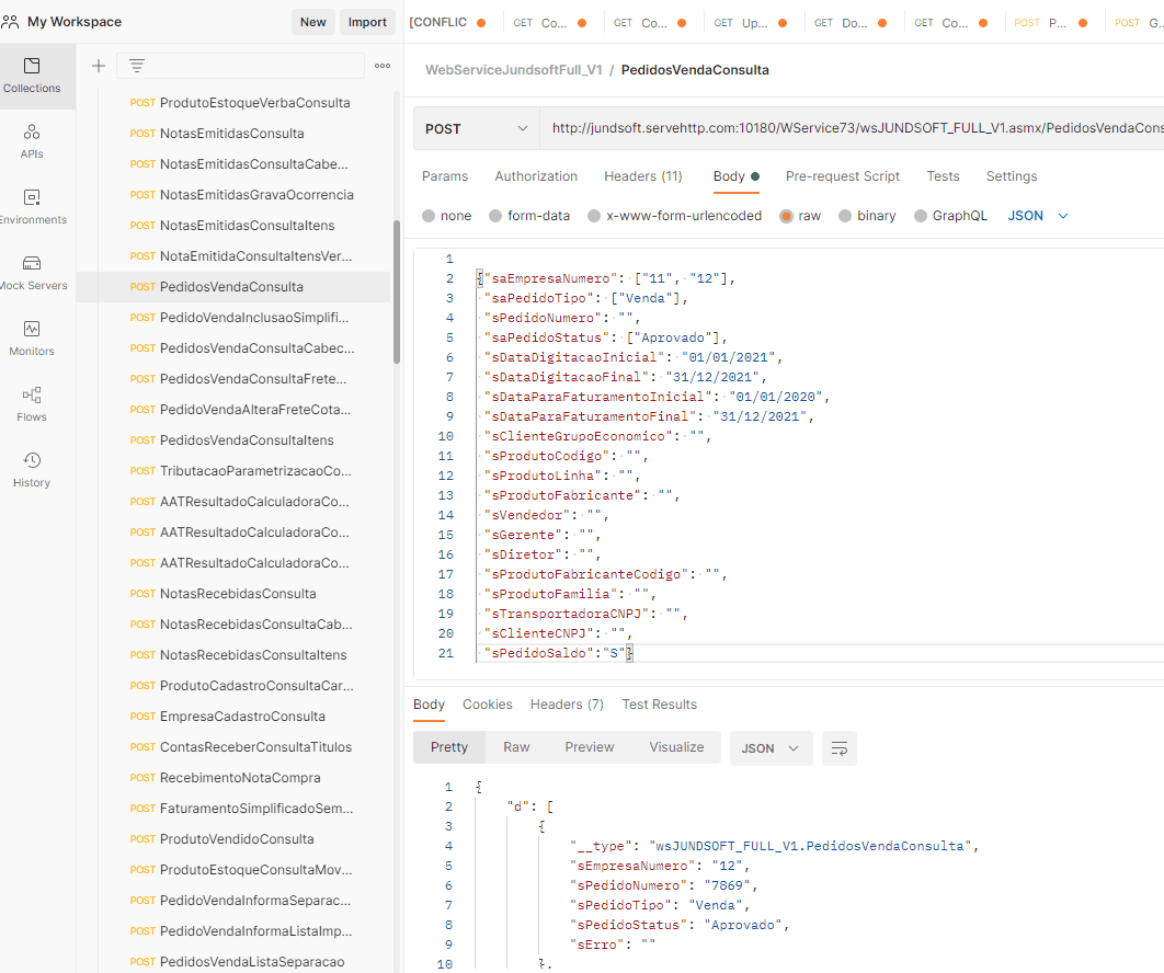 WSFPedidosVendaConsulta