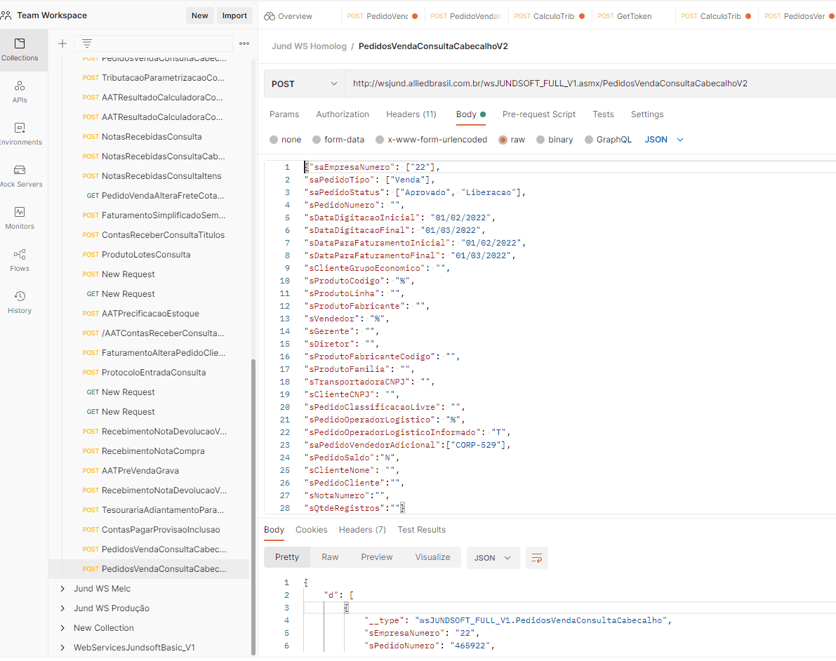 WSFPedidosVendaConsultaCabecalhoV2