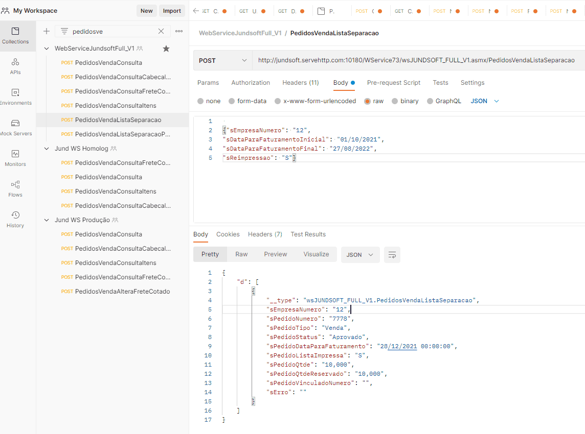 WSFPedidosVendaListaSeparacao