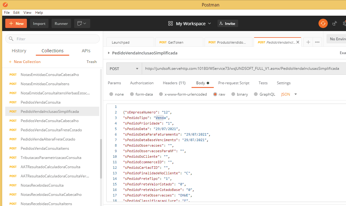 WSFPedidoVendaInclusaoSimplificada