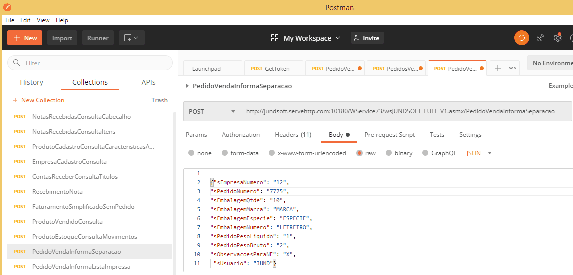 WSFPedidoVendaInformaSeparacao