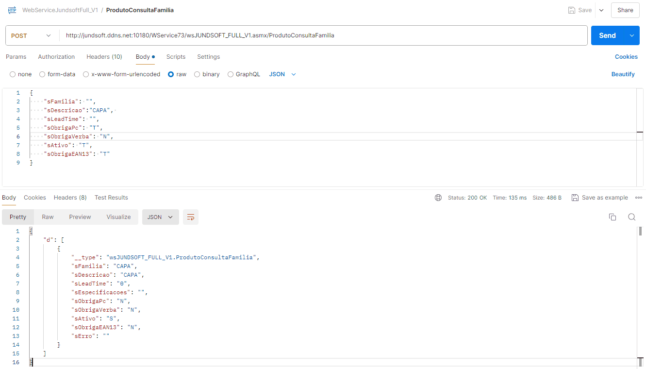 WSFProdutoConsultaFamilia