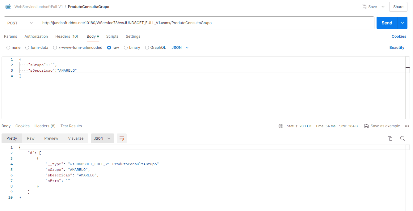 WSFProdutoConsultaGrupo