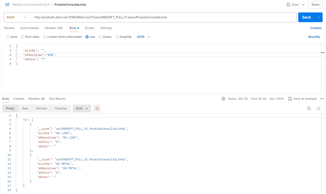 WSFProdutoConsultaLinha