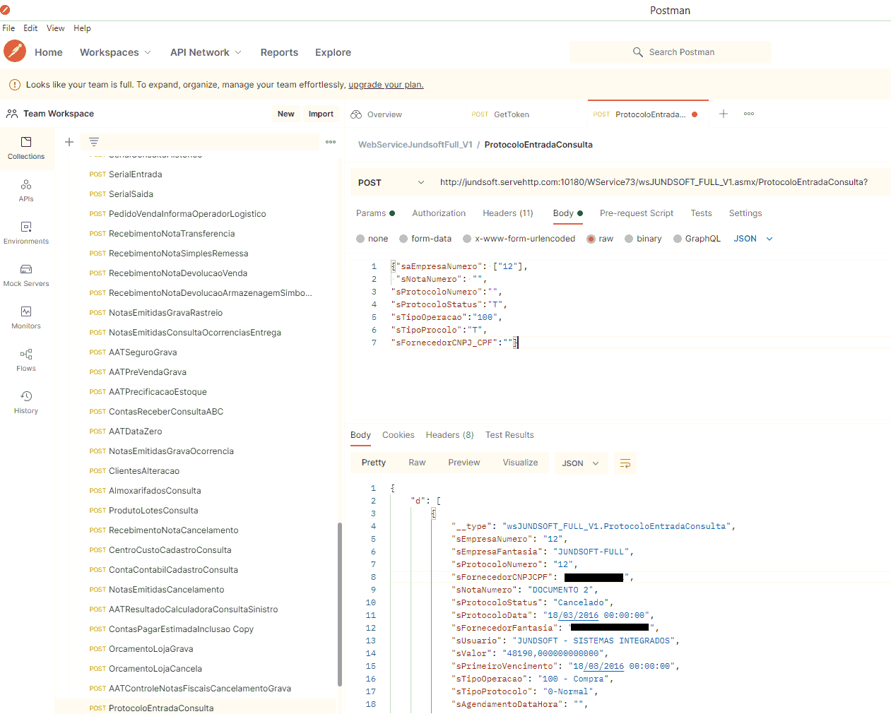WSFProtocoloEntradaConsulta