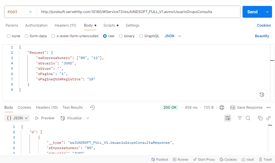 WSFUsuarioGrupoConsulta